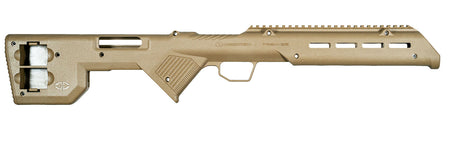 Desert Tech Trek-22 Rifle Chassis Flat Dark Earth Fixed Bullpup Polymer Fits Ruger 10/22 26.75" OAL