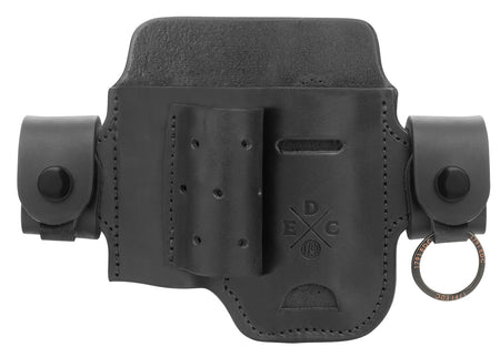 1791 Gunleather EDC Heavy Duty Action Snap OWB Black Leather Belt Loop - Ambidextrous