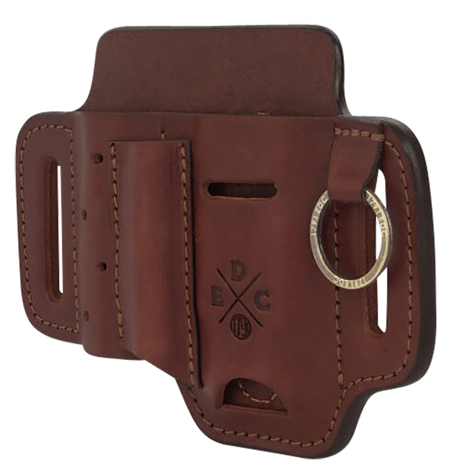 1791 Gunleather Standard Easy Slide Solo OWB Chestnut Leather Belt Slide Ambidextrous EDC