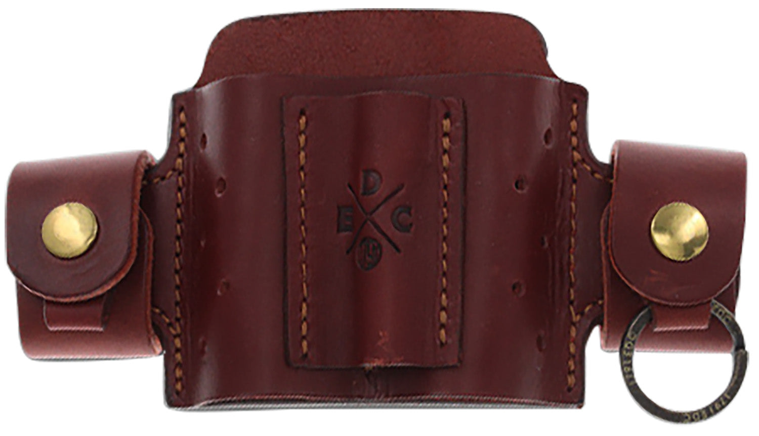 1791 Gunleather Mini Action Snap OWB Chestnut Leather Belt Loop Ambidextrous EDC