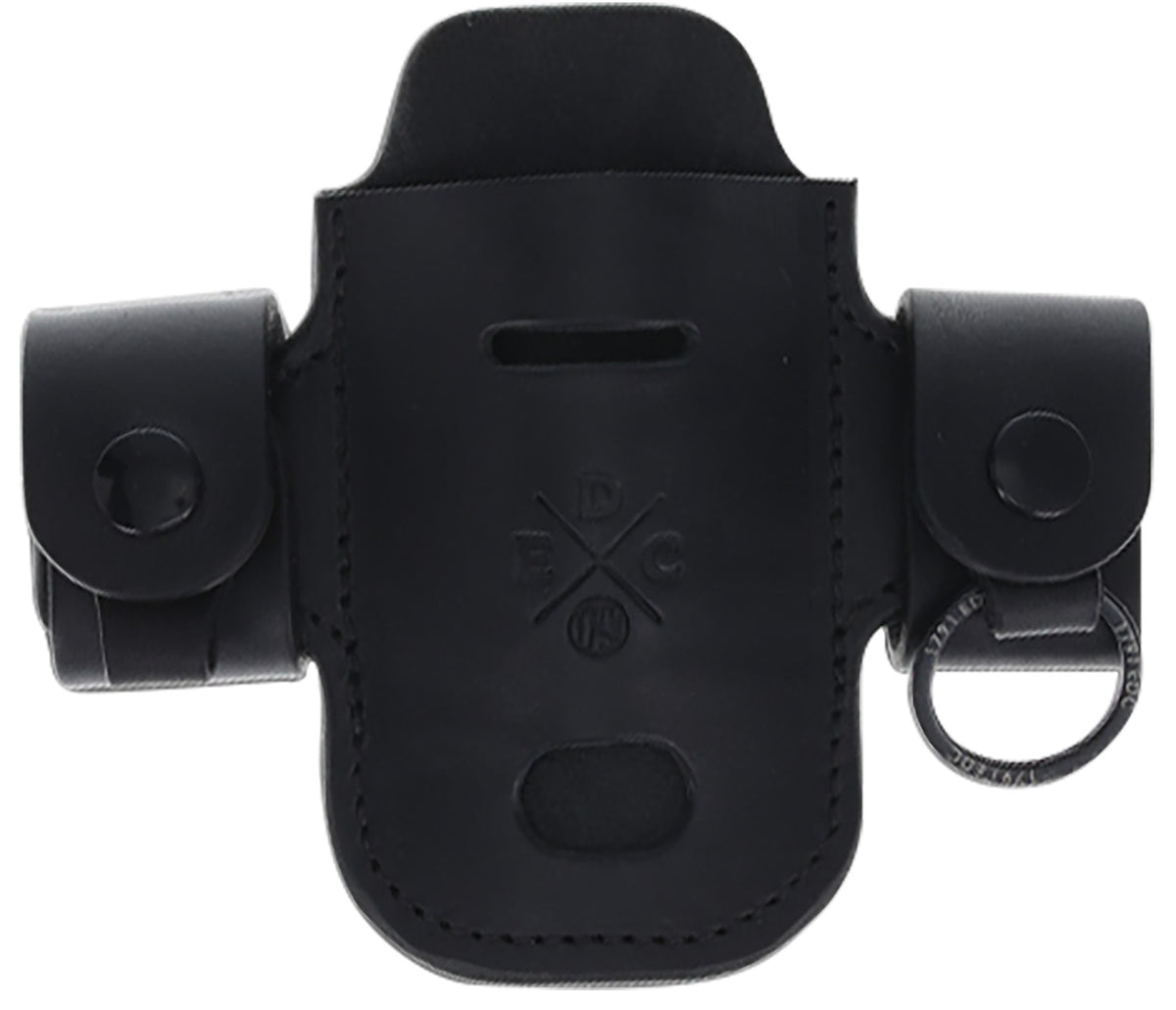 1791 Gunleather Heavy Duty Solo Action Snap OWB Black Leather Belt Loop Ambidextrous EDC