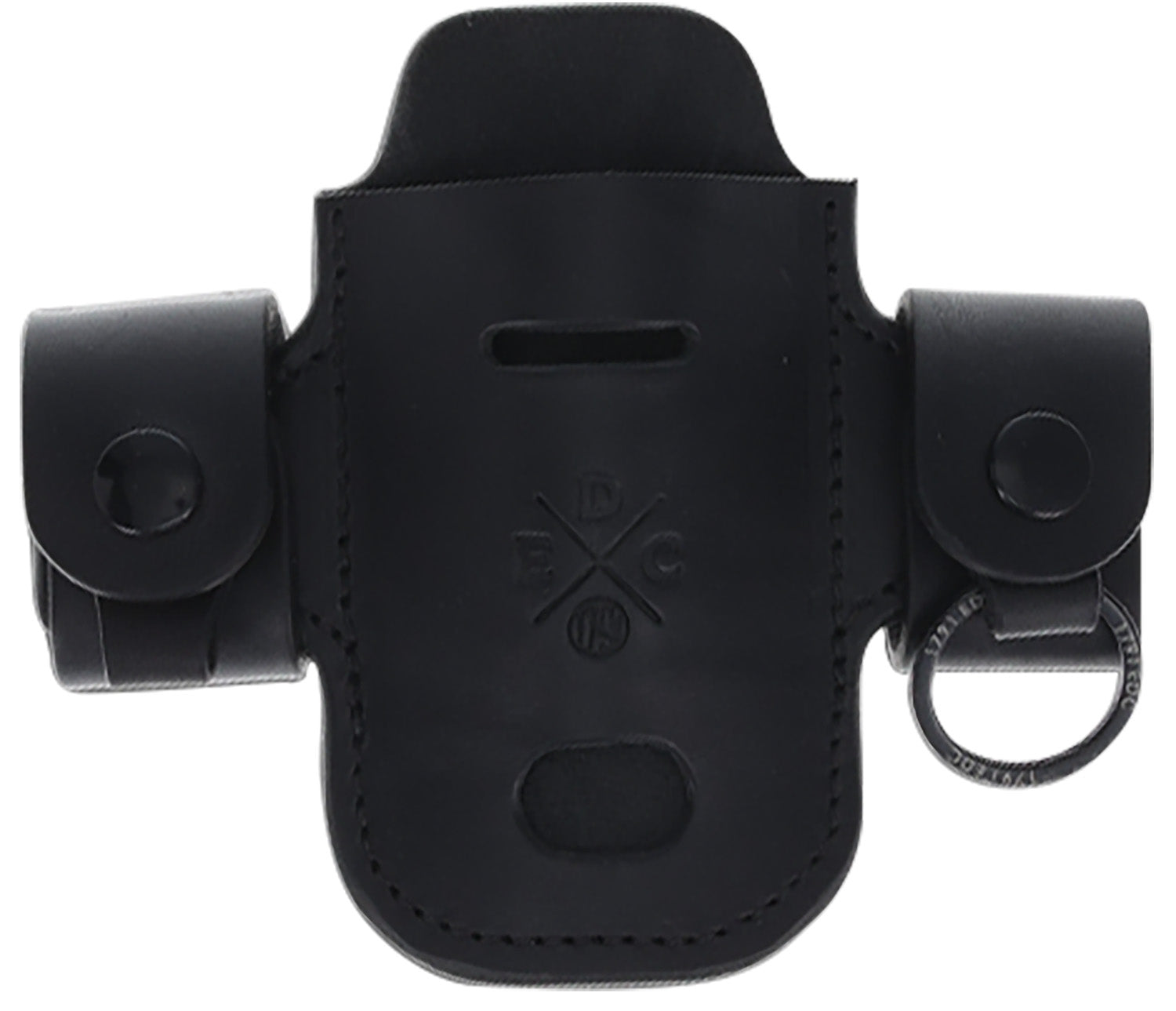 1791 Gunleather Heavy Duty Solo Action Snap OWB Black Leather Belt Loop Ambidextrous EDC