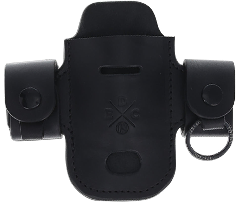 1791 Gunleather Heavy Duty Solo Action Snap OWB Black Leather Belt Loop Ambidextrous EDC