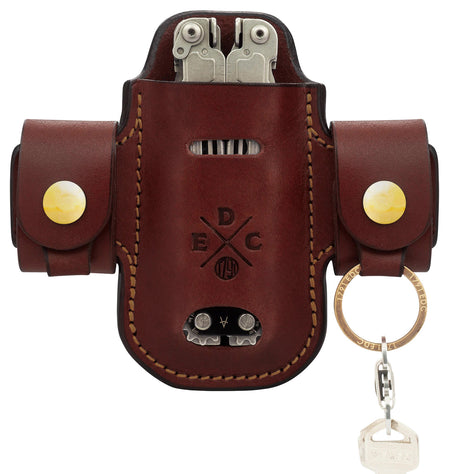1791 Gunleather Heavy Duty Solo Action Snap OWB Chestnut Leather Belt Loop Ambidextrous EDC