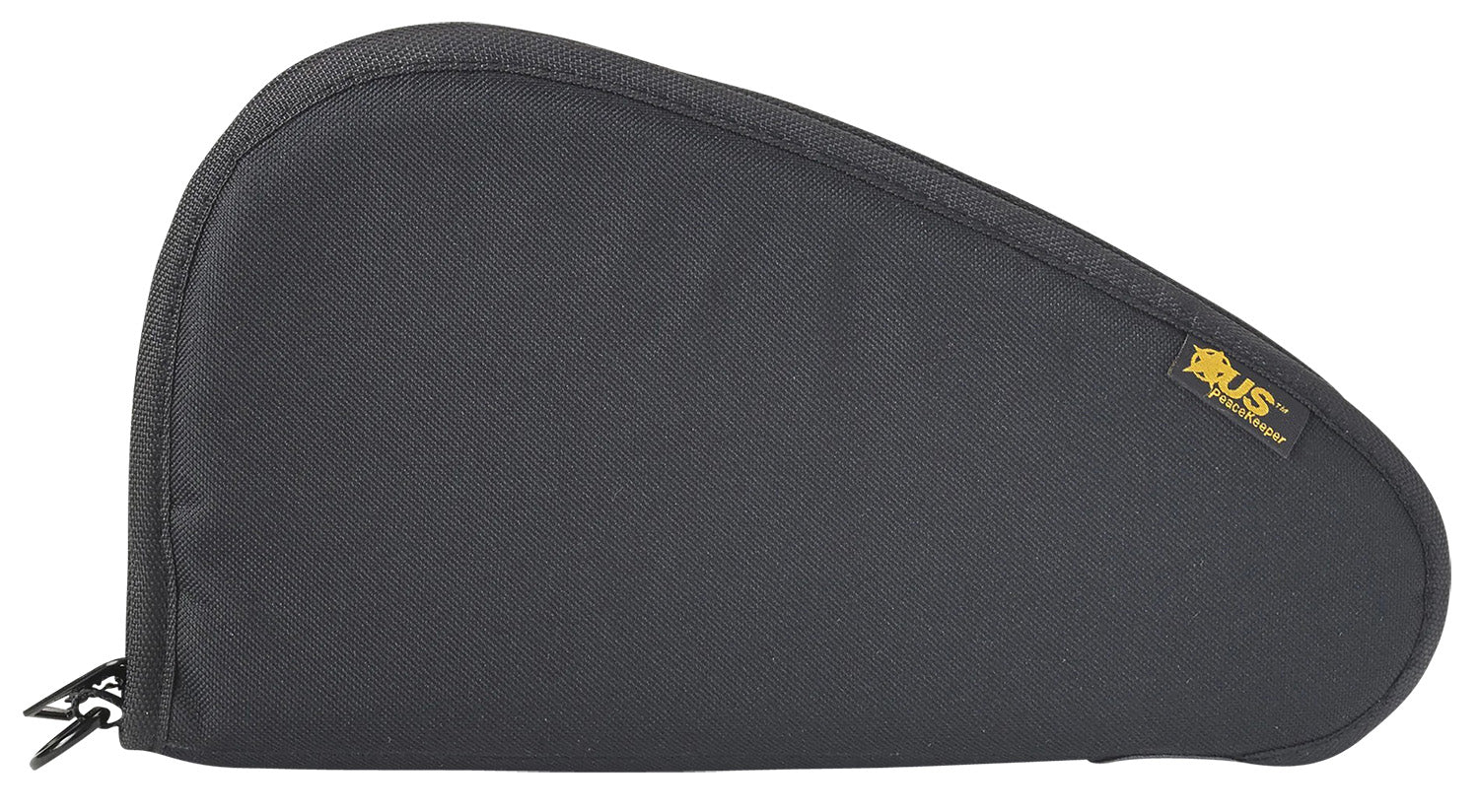 US PeaceKeeper P21009 Padded Pistol Case Black Polyester Holds 1 Handgun