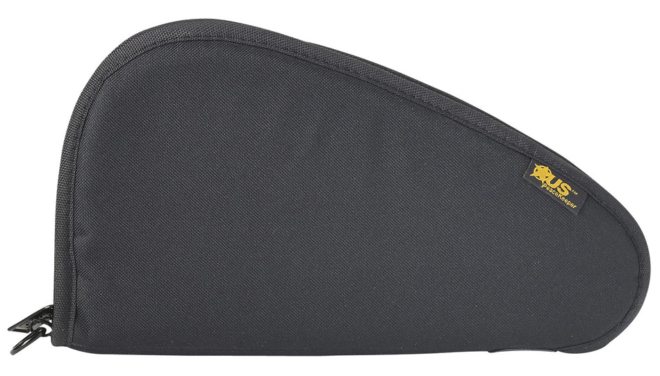US PeaceKeeper P21011 Padded Pistol Case Black Polyester Holds 1 Handgun