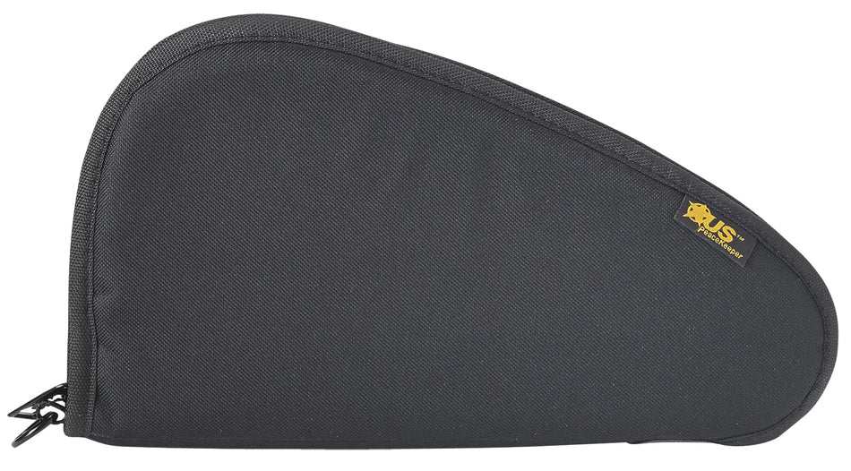 US PeaceKeeper P21013 Padded Pistol Case Black Polyester Holds 1 Handgun