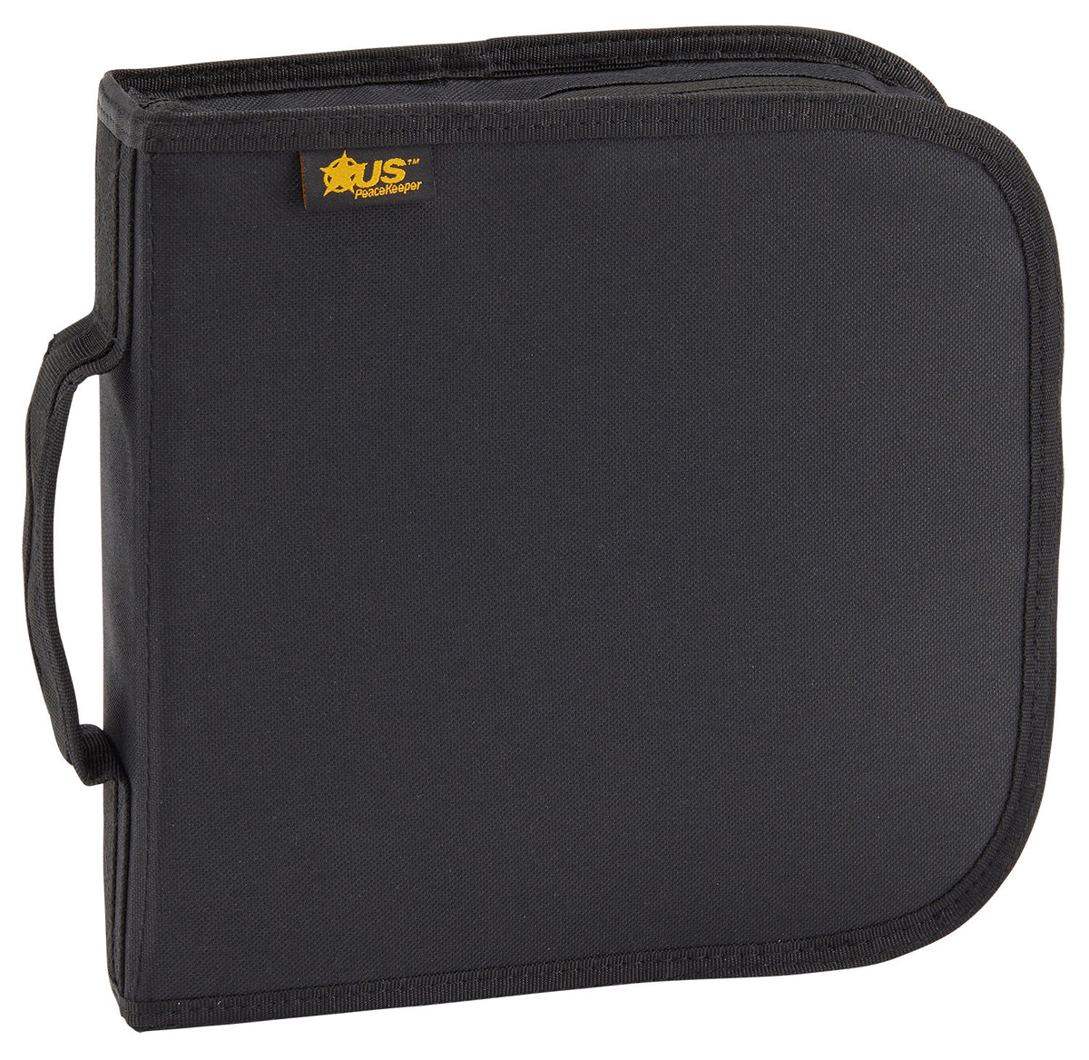 US PeaceKeeper P26208 Handgun Case Black Polyester with Wide Elastic Band