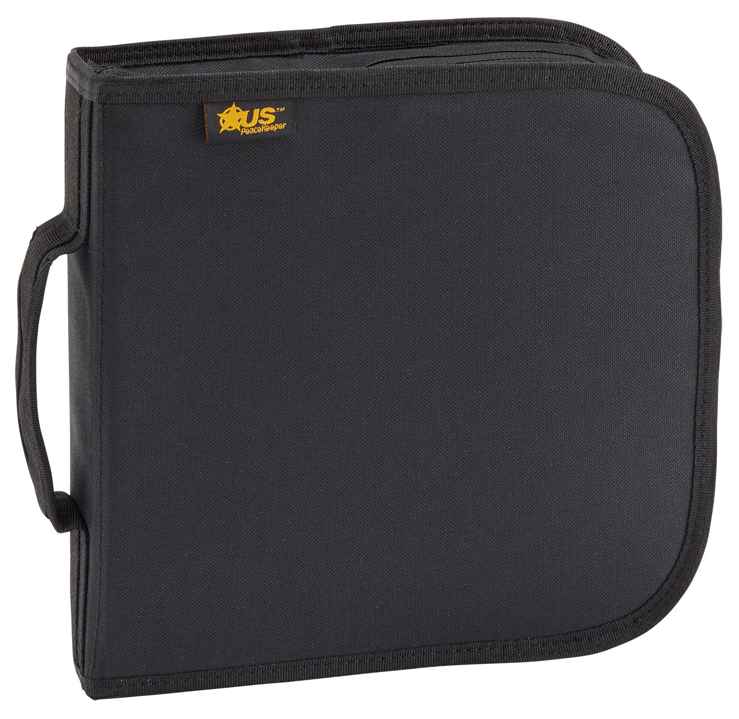 US PeaceKeeper P26208 Handgun Case Black Polyester with Wide Elastic Band