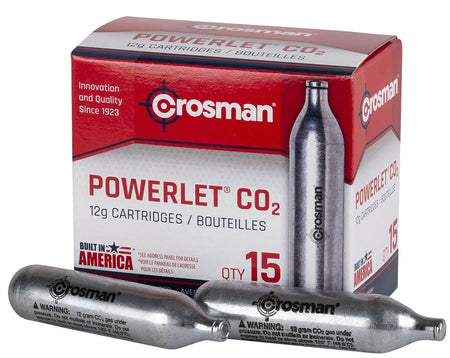 Crosman C2315 Powerlet CO2 Cartridges 12 Gram 15 Pack