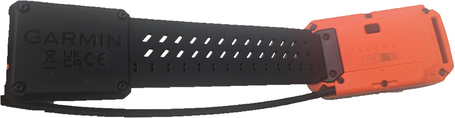 Garmin 0101302306 Flex Band Replacement for Alpha T20 Collar Black/Orange