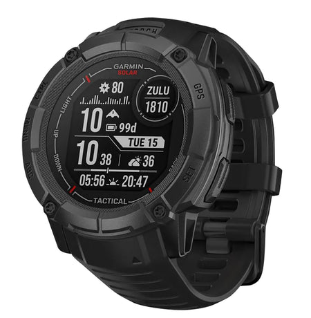 Garmin Instinct 2X Solar Tactical GPS Smartwatch Black 50mm with Night Vision Compatibility