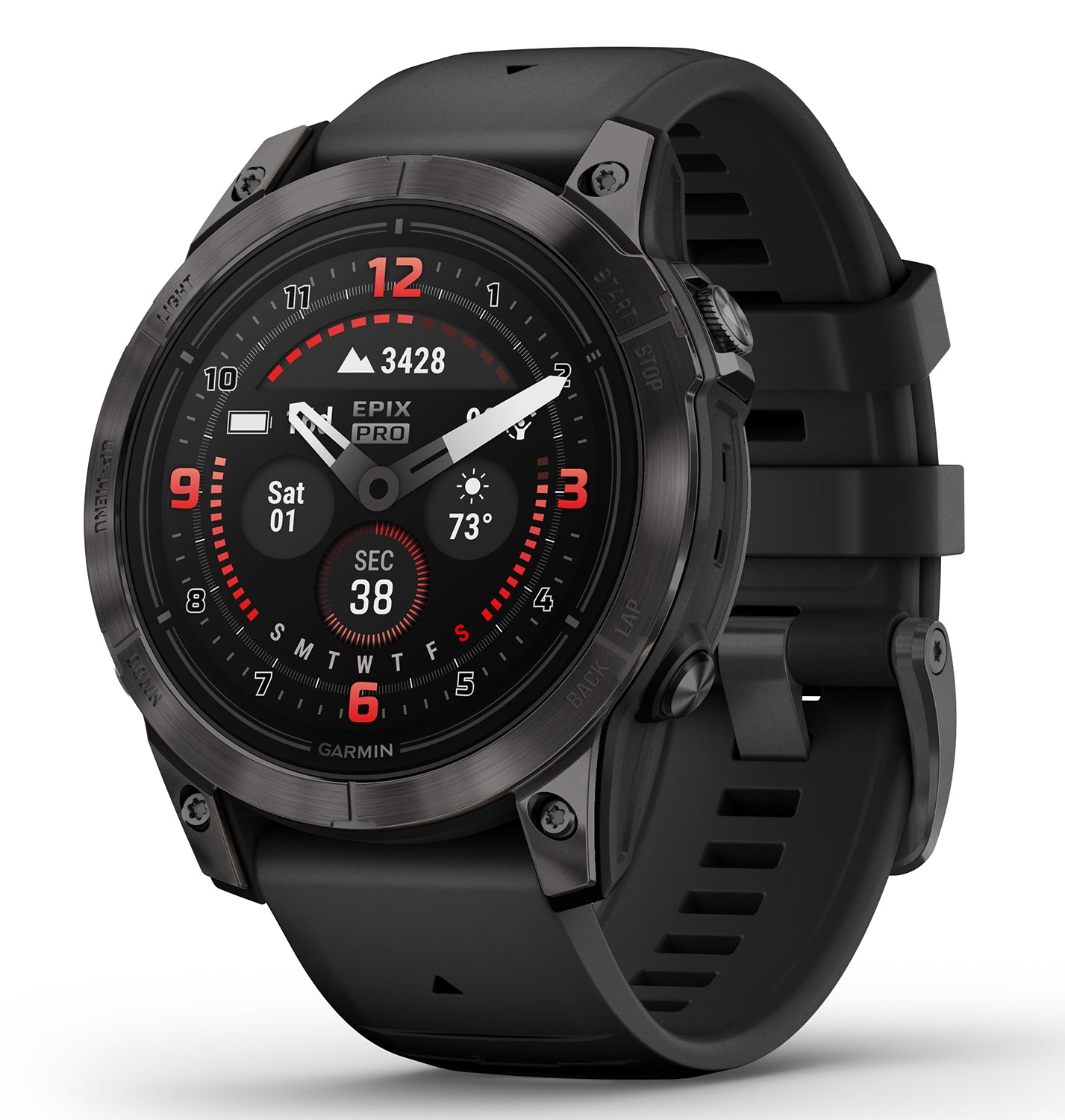 Garmin epix Pro Gen 2 Sapphire Edition GPS Smartwatch 32GB Black 47mm Band