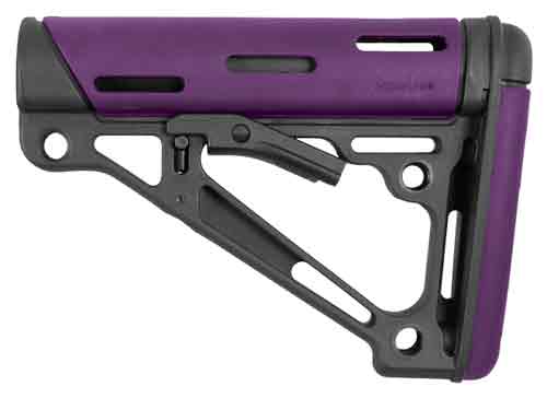 Hogue AR-15 Collapsible Stock Purple Over Molded Rubber Mil-Spec