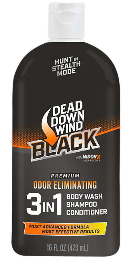 Dead Down Wind 127160 Black Premium 3-in-1 Body Wash Shampoo Conditioner Odor Eliminator 16 oz