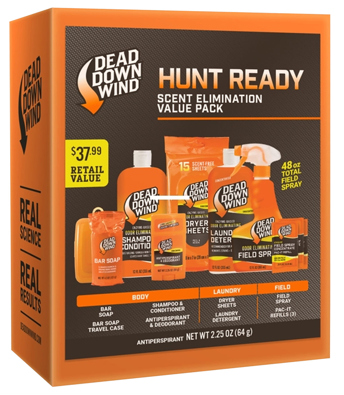 Dead Down Wind Hunt Ready 10-Piece Scent Control Kit for Hunters