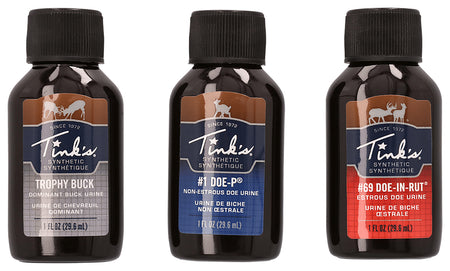 Dead Down Wind Hunt Success Kit Synthetic Deer Attractant Scent 1 oz 3-Bottle Set