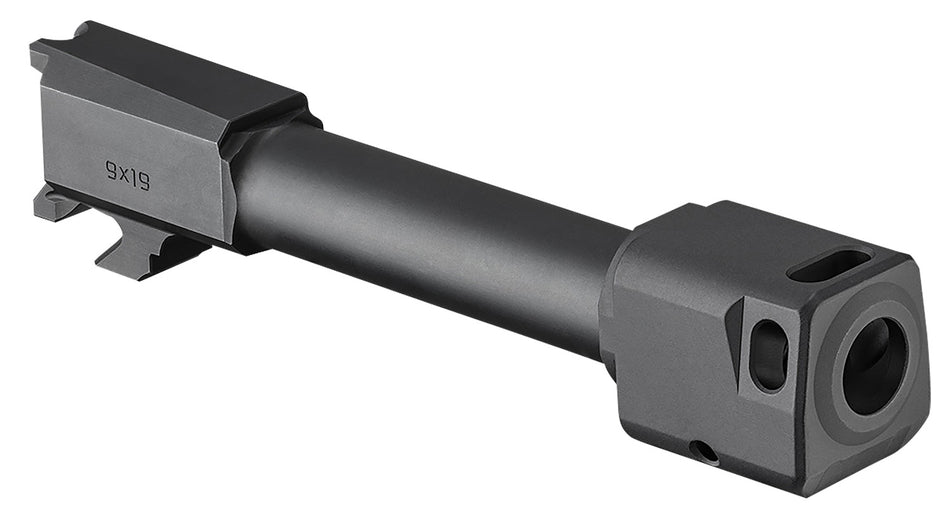 Springfield Armory HC0901TB-KIT Hellcat Threaded Barrel 3.80" 9mm Luger with Self-Indexing Compensator Black Melonite