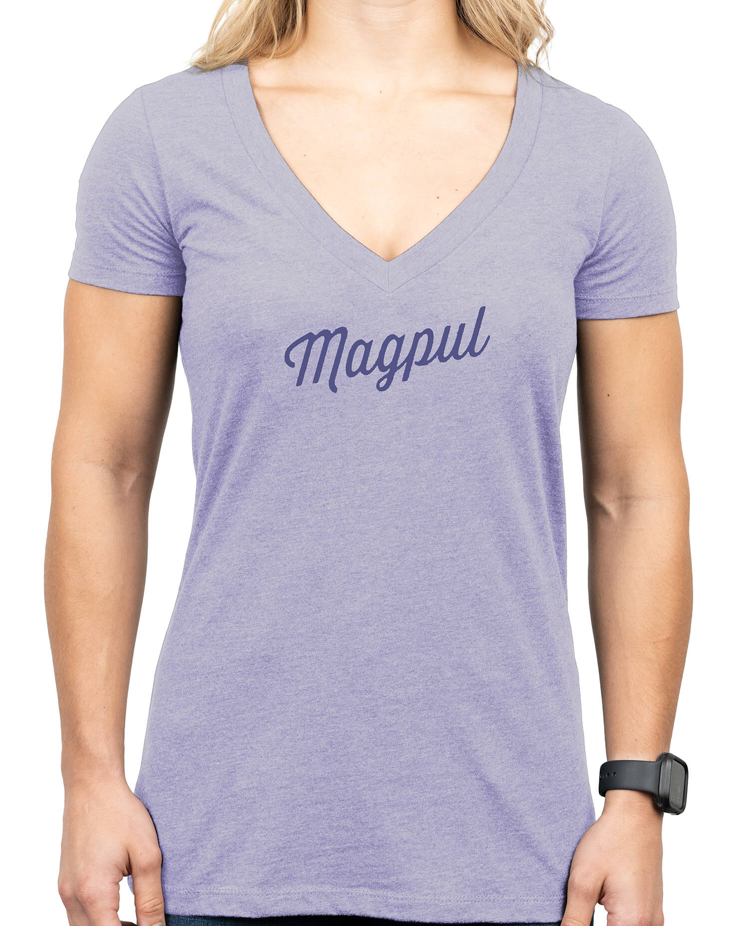 Magpul MAG1336-530-XL Rover Script Women's Orchid Heather Short Sleeve T-Shirt XL