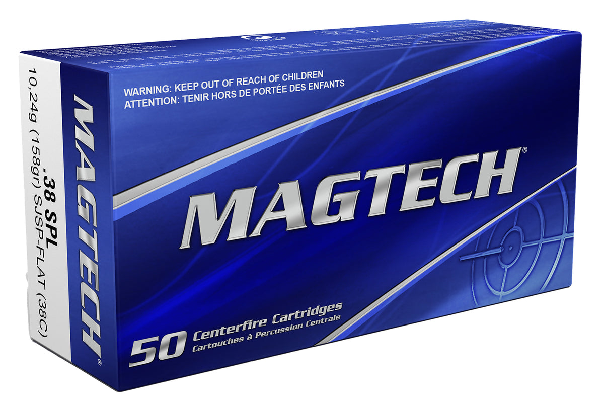 Magtech 38C Range/Training Semi-Jacketed Soft Point Flat  158 Grain .38 Special
