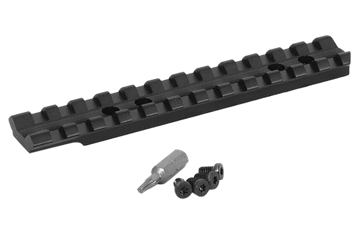 Henry HEGW14PR One-Piece Picatinny Rail Base Matte Black Aluminum Fits Henry H014 Long Ranger