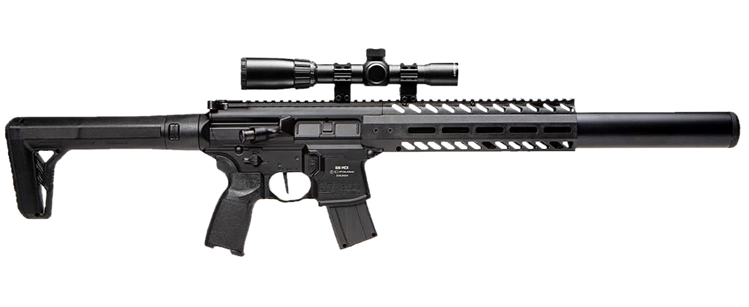 Sig Sauer MCX Gen 2 CO2 Air Rifle .177 Pellet 30rd 18" Black with 1-4x24mm Scope
