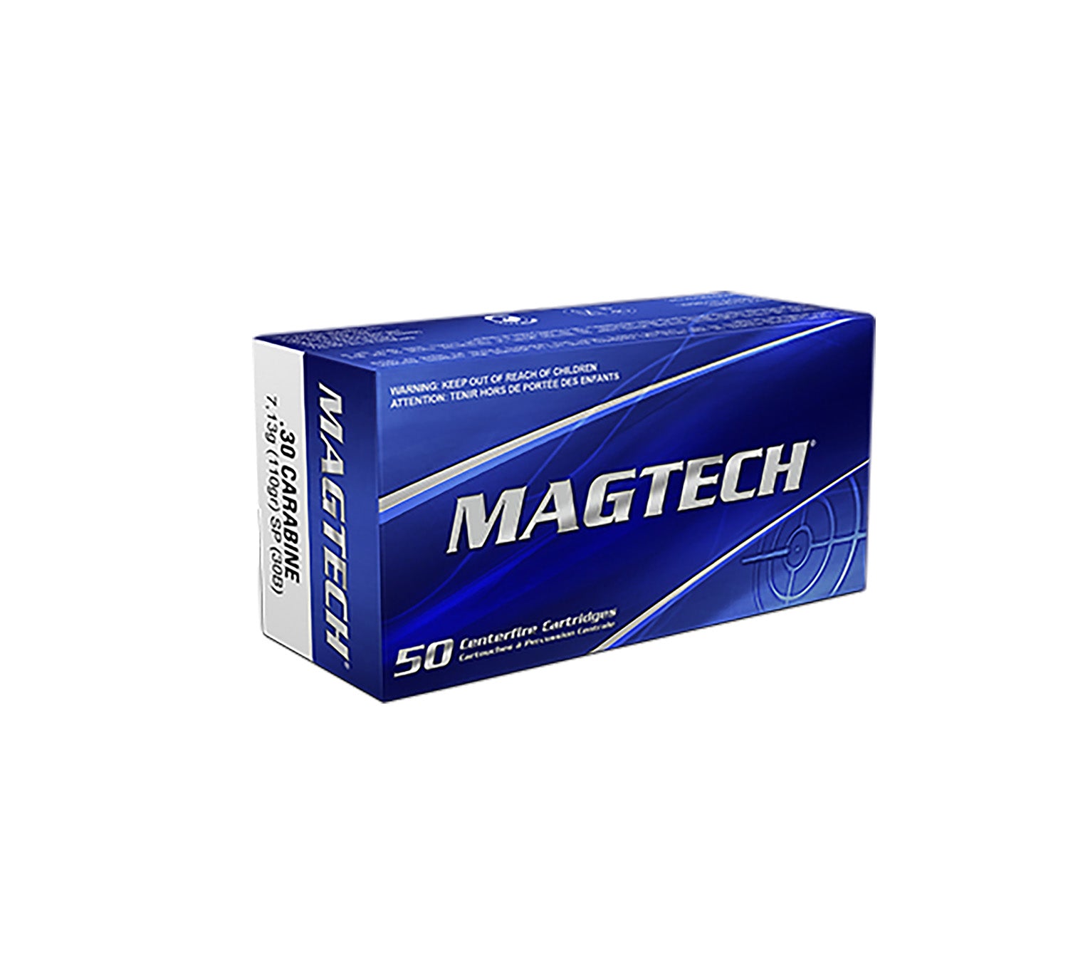 Magtech Tactical/Training .30 Carbine 110 gr JSP ammo