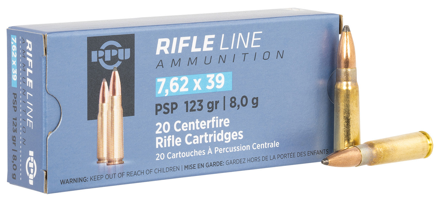 Prvi Partizan Metric Rifle 7.62x39mm 123 gr JSP ammo