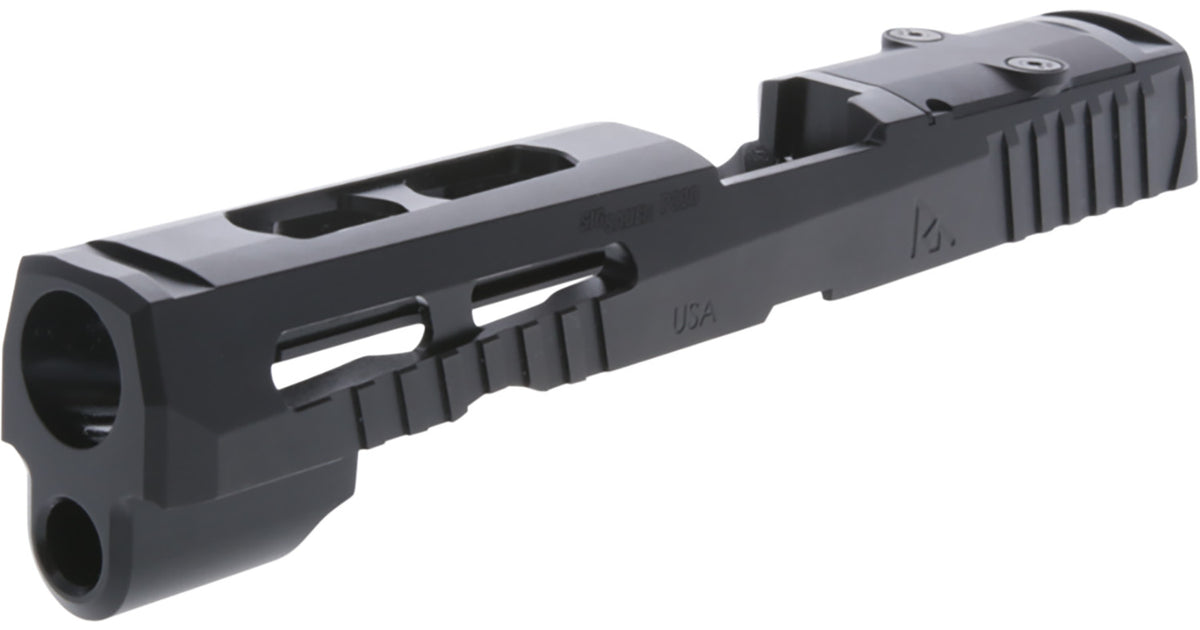 Rival Arms Precision Slide A1 Black QPQ Ported with RMS Optic Cut for Glock 43/43X