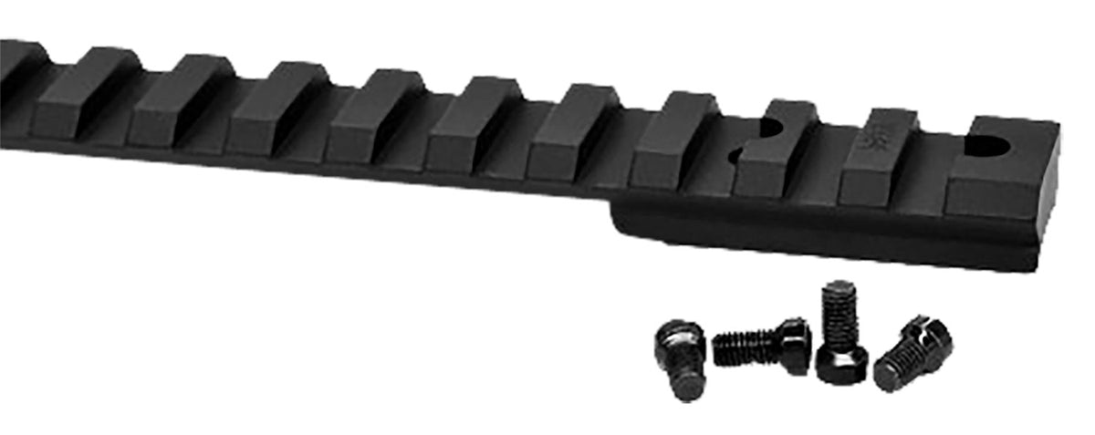 Warne V484M Vapor Picatinny Rail Black Anodized - Ruger American Short Action, 0 MOA