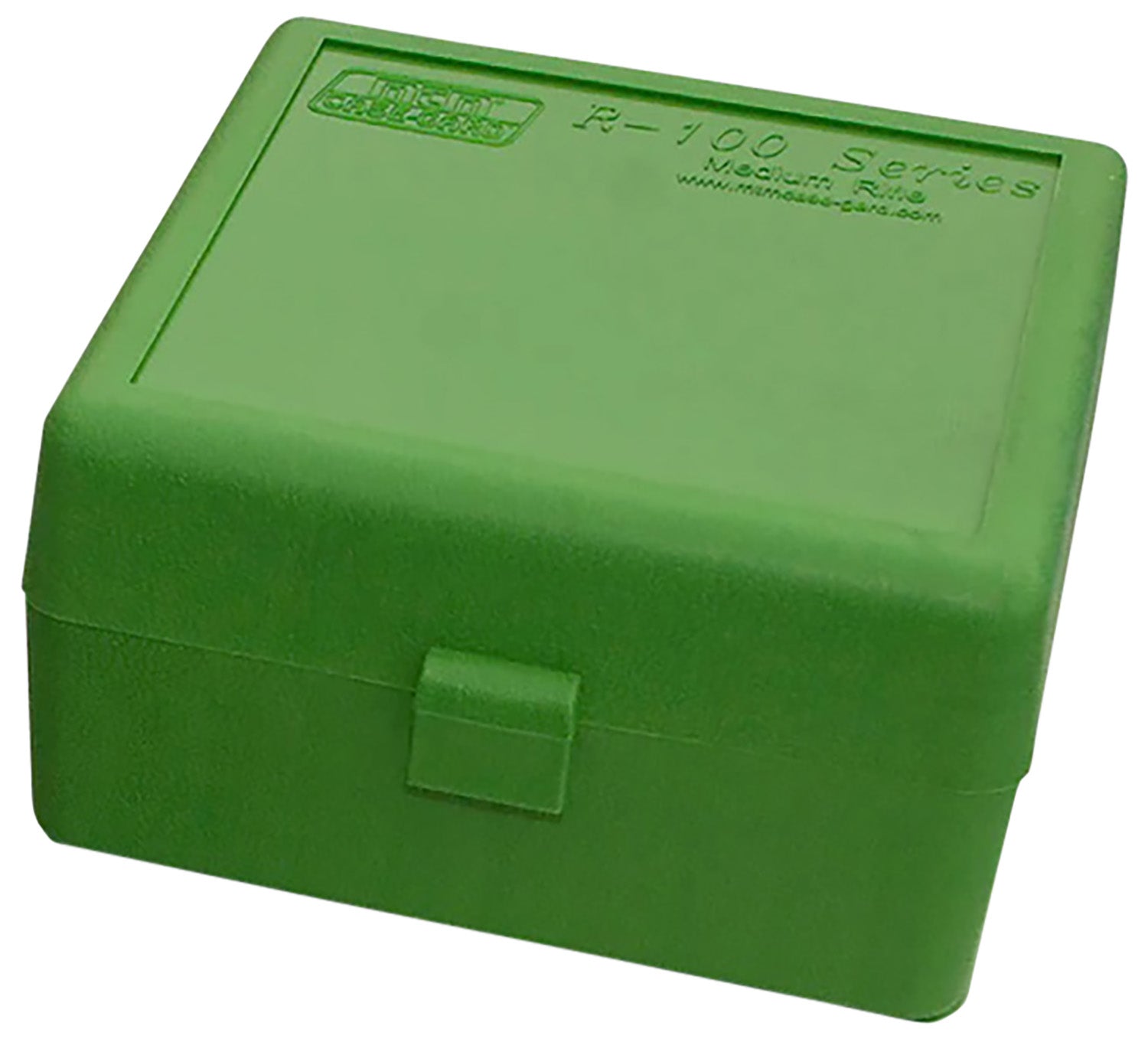 MTM Case-Gard RS10010 Flip-Top Ammo Box 223Rem/204Ruger Green 100rd