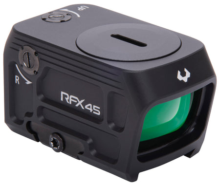 Viridian RFX45 Black Anodized 1x 24x15.5mm 5 MOA Green Dot Closed Emitter Sight ACRO/RMR