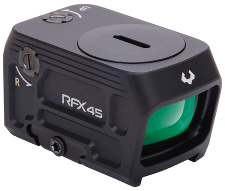 Viridian RFX45 Black Anodized 1x 24x15.5mm 5 MOA Green Dot Closed Emitter Sight ACRO/Docter