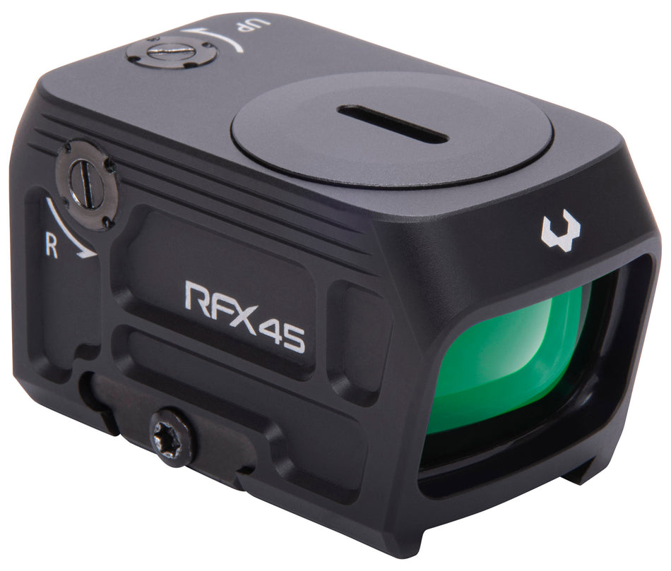 Viridian RFX45 Black Anodized 1x 24x15.5mm 5 MOA Green Dot Closed Emitter Sight ACRO/Docter