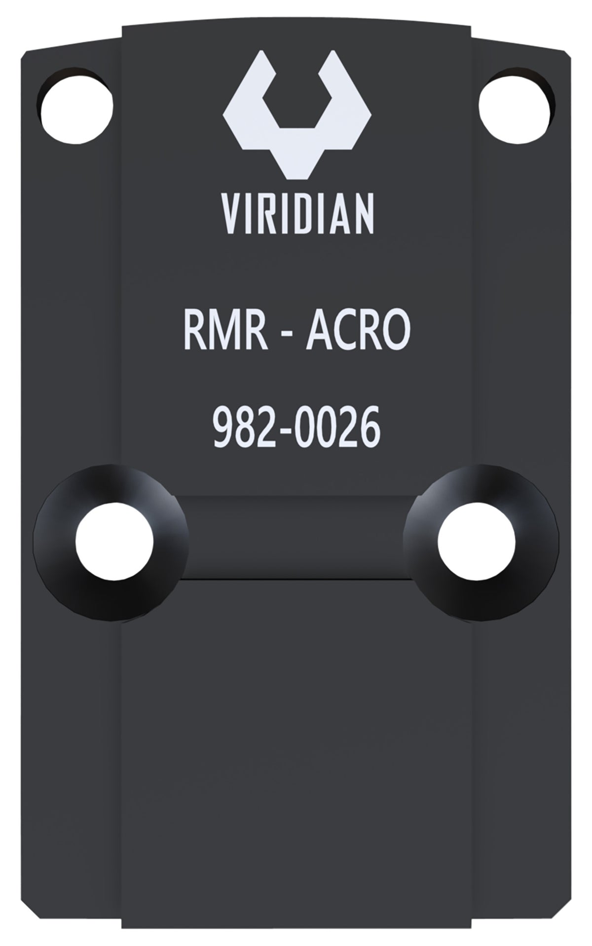 Viridian RFX45 RMR Mounting Adapter Plate Black Anodized