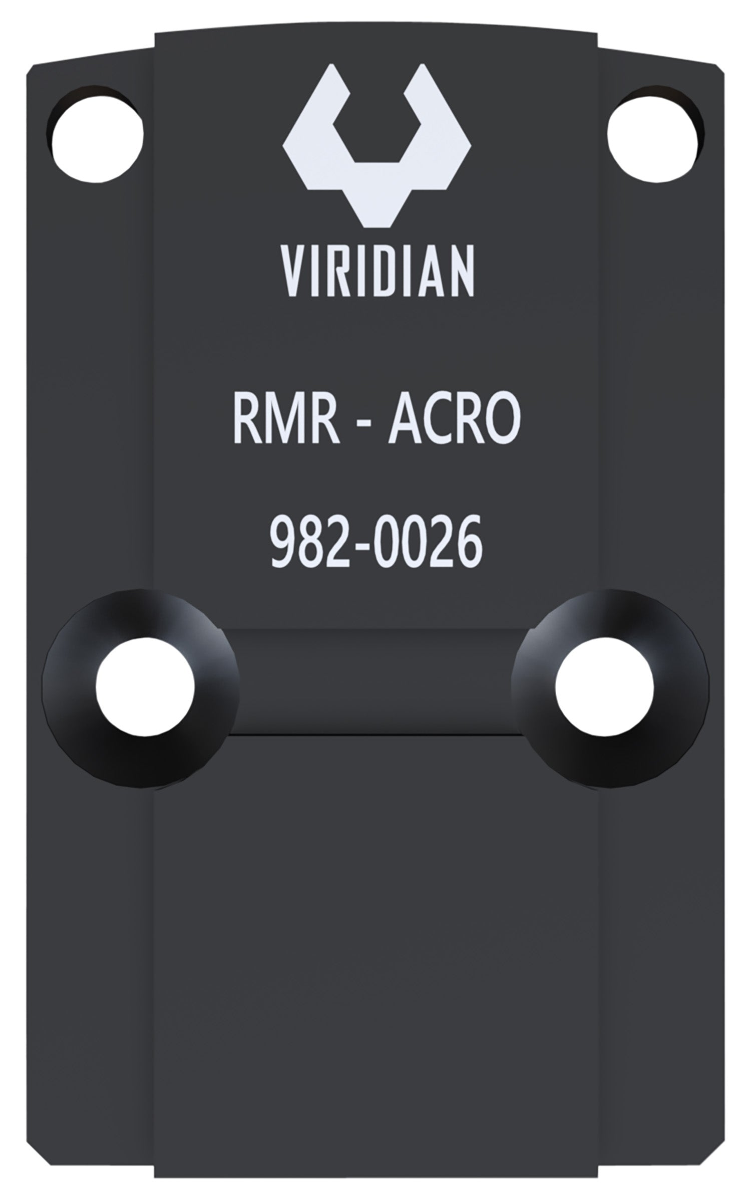 Viridian RFX45 RMR Mounting Adapter Plate Black Anodized