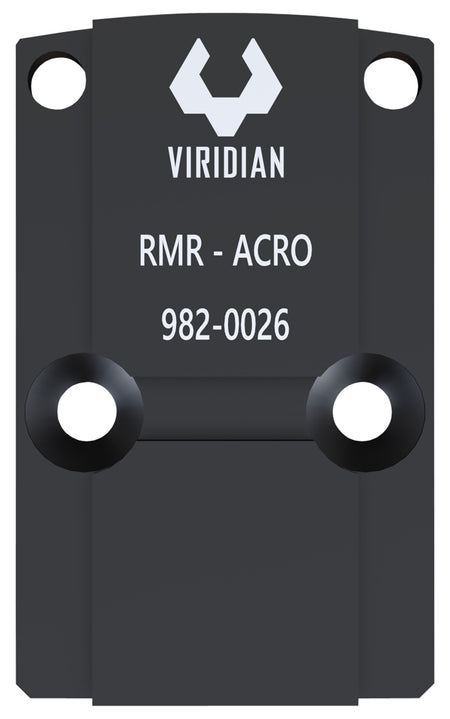 Viridian RFX45 RMR Mounting Adapter Plate Black Anodized
