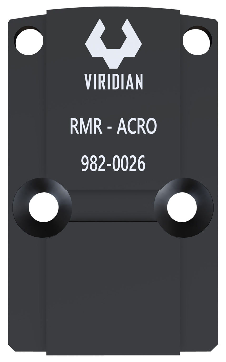 Viridian RFX45 RMR Mounting Adapter Plate Black Anodized
