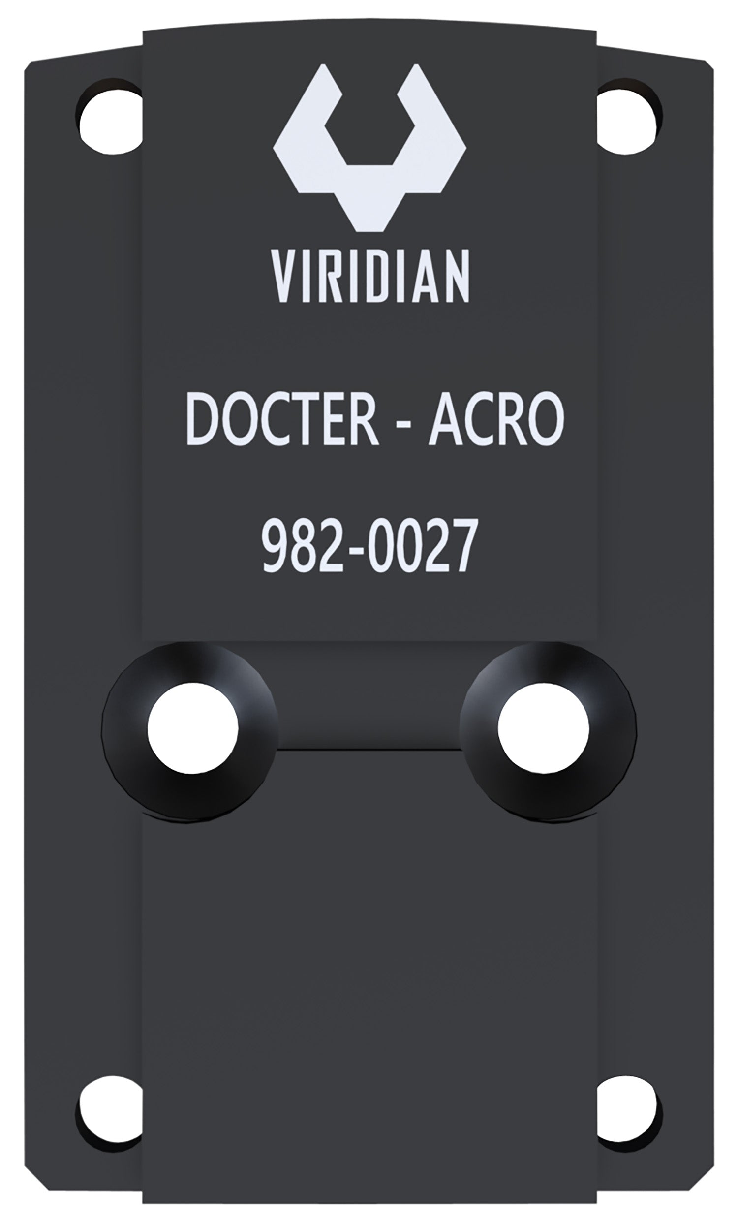 Viridian RFX45 Docter Mounting Adapter Plate Black Anodized