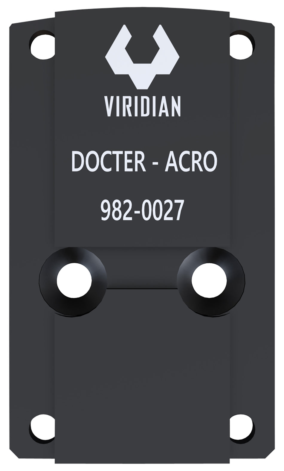 Viridian RFX45 Docter Mounting Adapter Plate Black Anodized