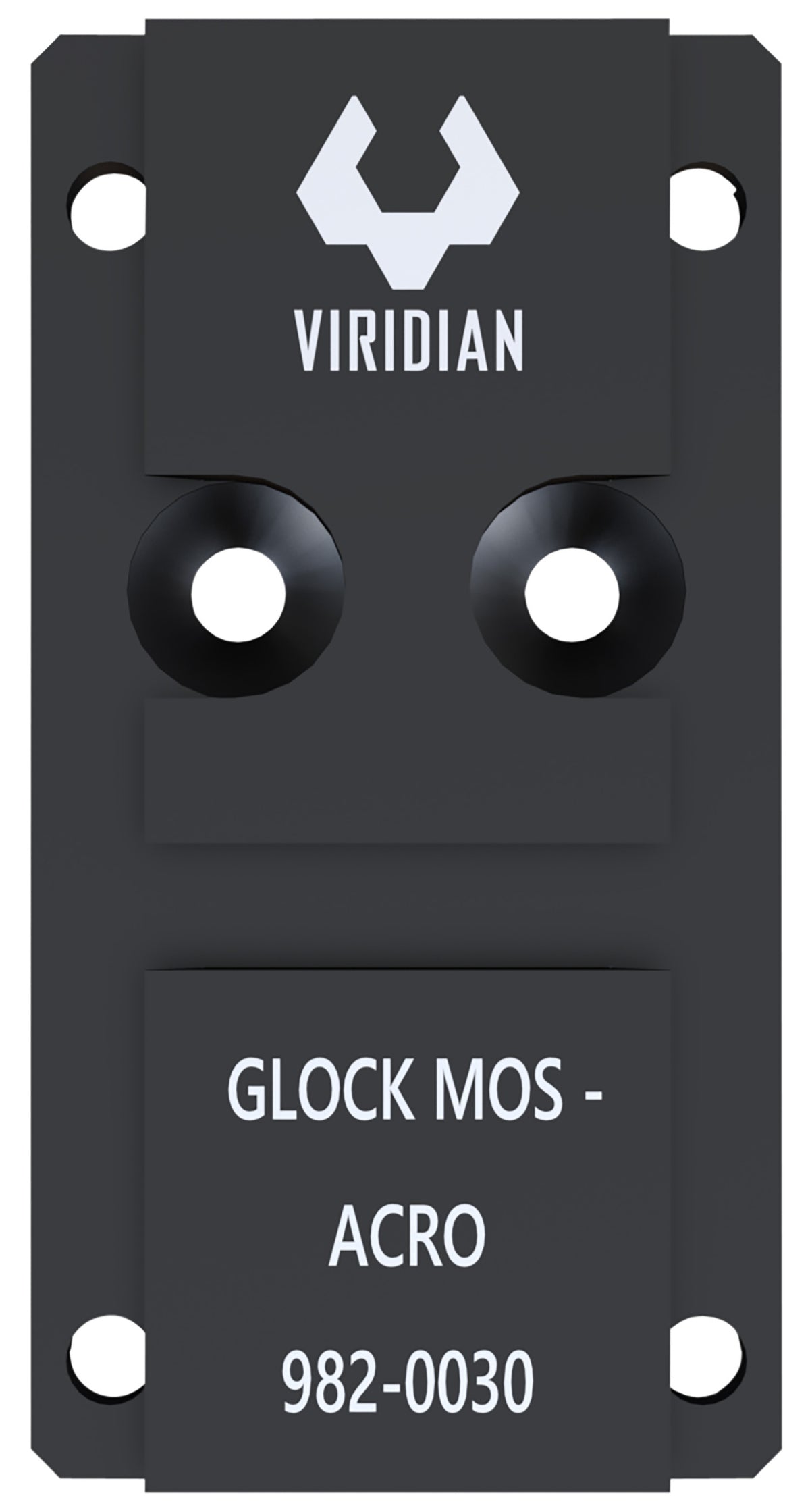 Viridian RFX45 Glock MOS Mounting Adapter Plate Black Anodized