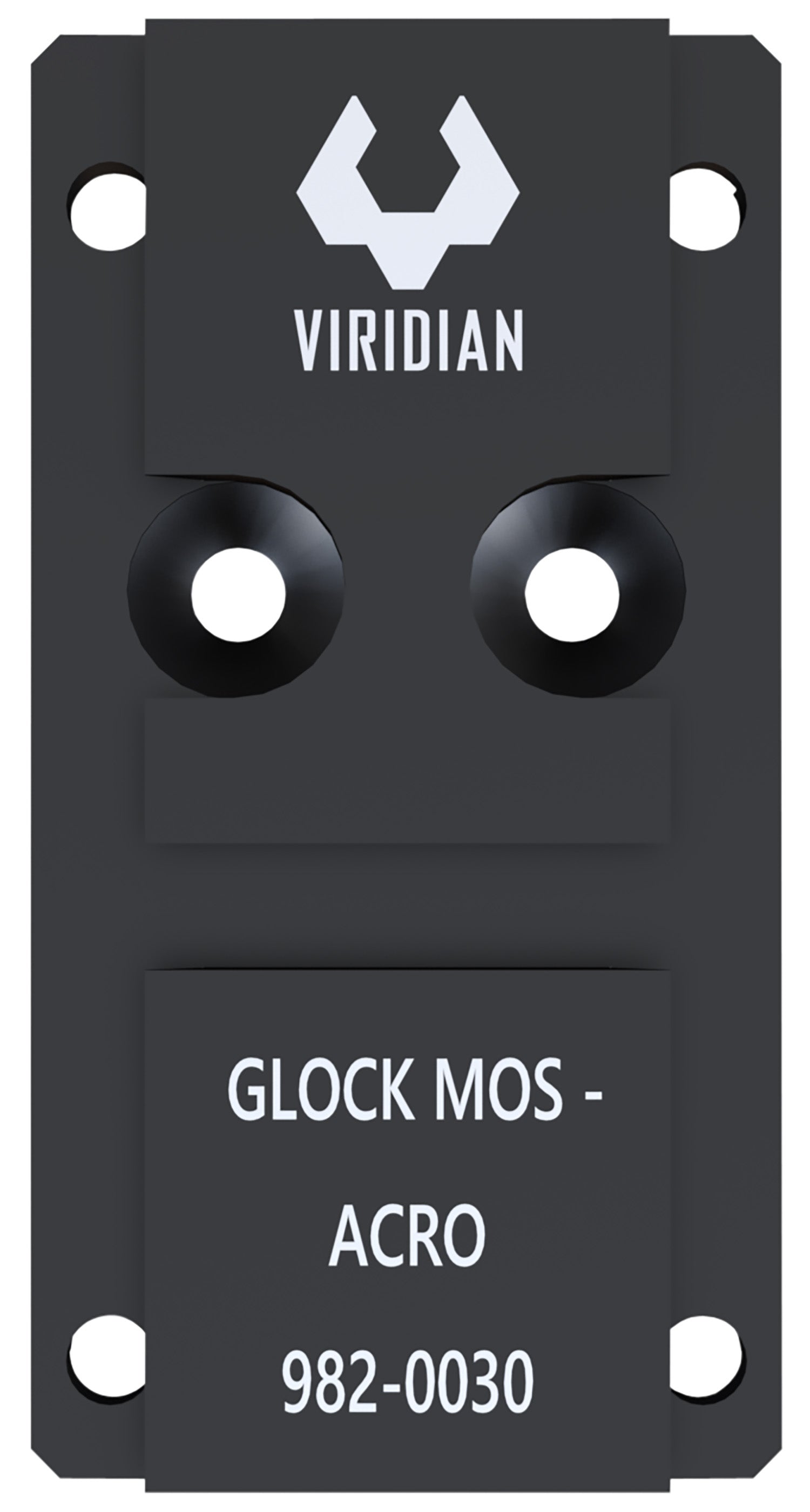 Viridian RFX45 Glock MOS Mounting Adapter Plate Black Anodized