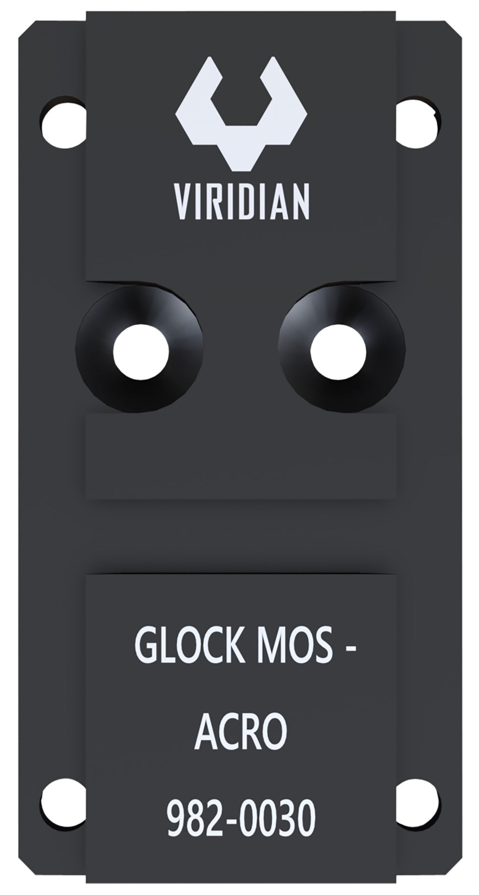 Viridian RFX45 Glock MOS Mounting Adapter Plate Black Anodized