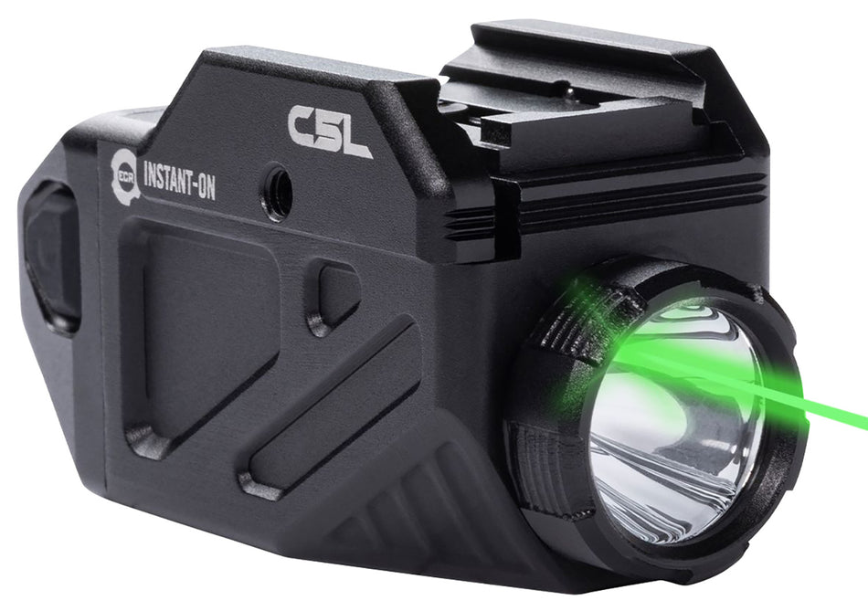 Viridian C5L SAFECharge Green Laser and Light Black 650 Lumens for Glock/Sig/S&W