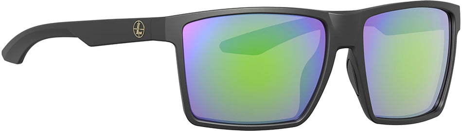 Leupold 184364 DeSoto Performance Wear Emerald Mirror Lens Polycarbonate Matte Black Frame