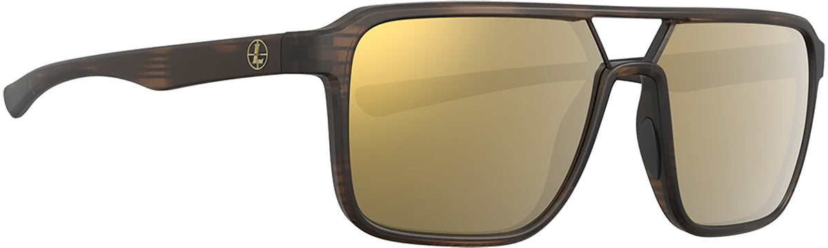 Leupold 182673 Bridger Performance Wear Bronze Mirror Lens Polycarbonate Matte Tortoise Frame