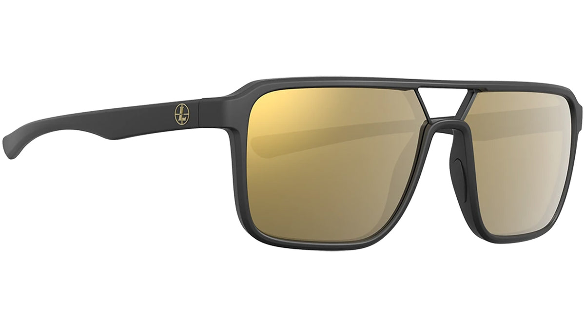 Leupold 182675 Bridger Performance Wear Bronze Mirror Lens Polycarbonate Matte Black Frame