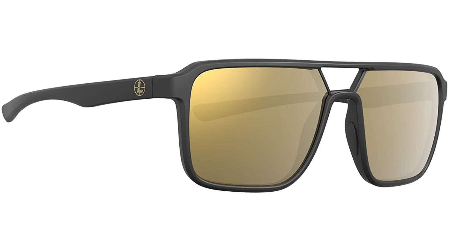 Leupold 182675 Bridger Performance Wear Bronze Mirror Lens Polycarbonate Matte Black Frame