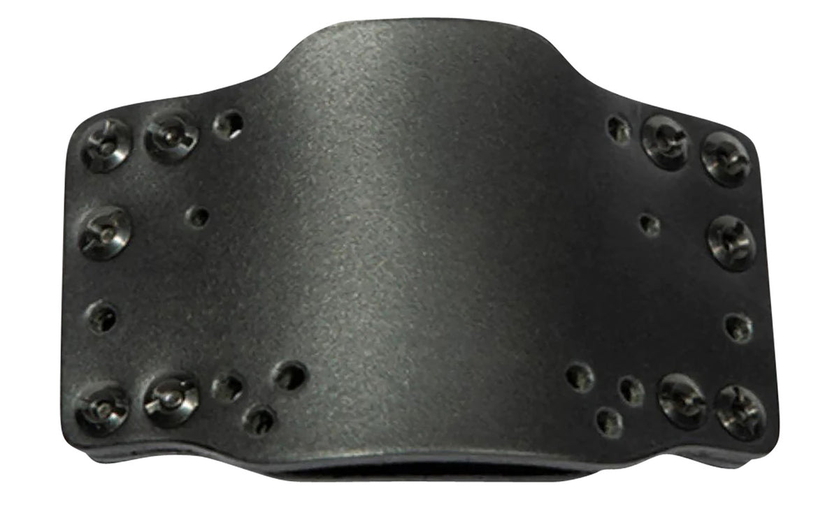 Limbsaver 12562 CrossTech Compact IWB/OWB Black Leather Holster Universal Handgun Ambidextrous