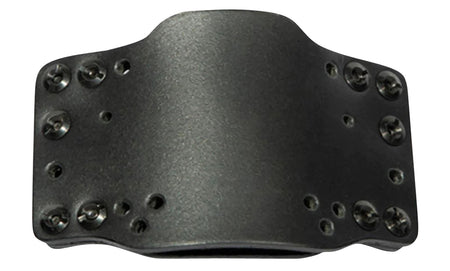 Limbsaver 12562 CrossTech Compact IWB/OWB Black Leather Holster Universal Handgun Ambidextrous